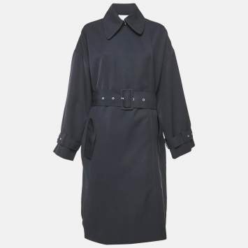 Pre Owned 3.1 Phillip Lim Navy Blue Mid-Length Coat M