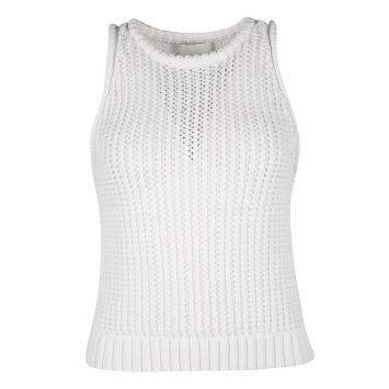 Pre Owned 3.1 Phillip Lim White Chunky Knit Sleeveless Top S
