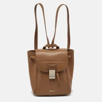 Pre Owned 3.1 Phillip Lim Brown Leather Back Soft Pashli Backpack