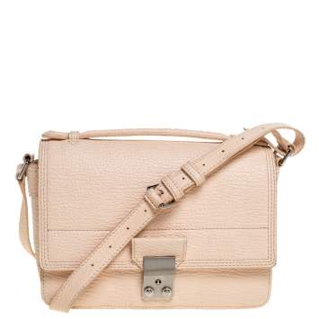 Pre Owned 3.1 Phillip Lim Peach Leather Mini Pashli Bag 