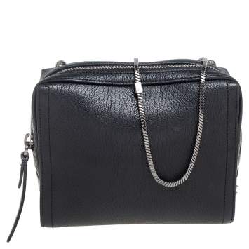 Pre Owned 3.1 Phillip Lim Black Leather Soleil Mini Crossbody Bag