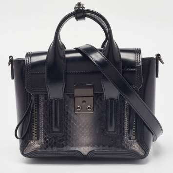 3.1 Phillip Lim Black Leather Dolly Pocket Crossbody Bag 3.1