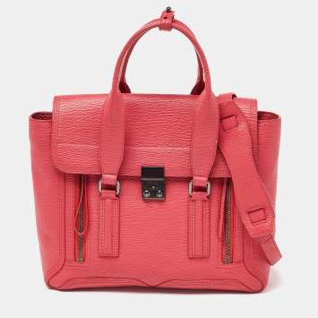 Pre Owned 3.1 Phillip Lim Red Leather Pashli Medium Satchel
