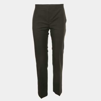 Pre Owned Acne Studios Black Wool Formal Trousers S