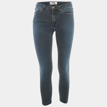 Pre Owned Acne Studios Blue Faded Denim Skin 5 Deep Jeans S Waist 26" 