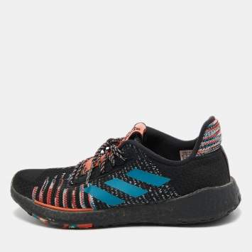 Pre Owned Adidas x Missoni Tricolor Knit Fabric Pulseboost Low Top Sneakers Size 38 2/3