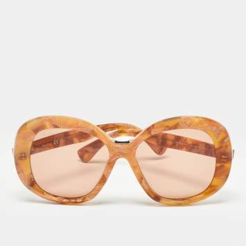 Pre Owned Max Mara Brown Edna Oversized Sunglasses