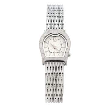 Pre Owned Aigner Silver Stainless Steel Ravenna Nuovo A25200 Women's Wristwatch 24 mm