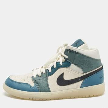 مملوكة مسبقًا Air Jordans Jordan 1 Anti Gravity Machines Size 44.5 Multicolor Leather and Suede Mid Top Sneakers