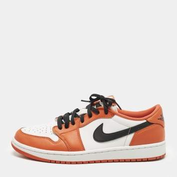 مملوكة مسبقًا Air Jordans Jordan 1 OG Starfish Size 44.5 Multicolor Leather Low Top Sneakers
