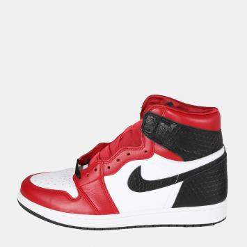 Pre Owned Air Jordan 1 Retro High Satin Snake Chicago Sneaker US 11.5 EU 44