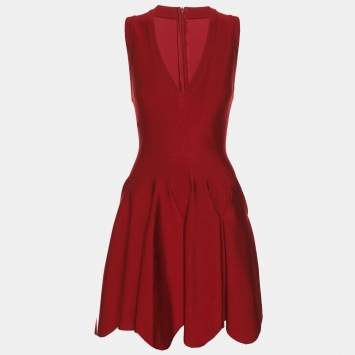مملوكة مسبقًا Alaia Red Jersey Mini Dress S