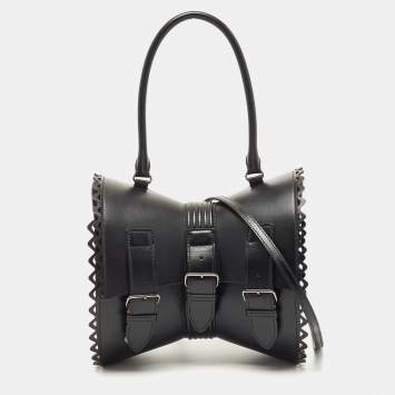 Pre Owned Alaia Black Leather Edition 1992 Corset Bag