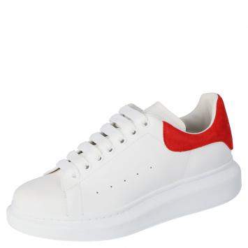 Pre Owned Alexander McQueen White Oversized Sneakers EU 39