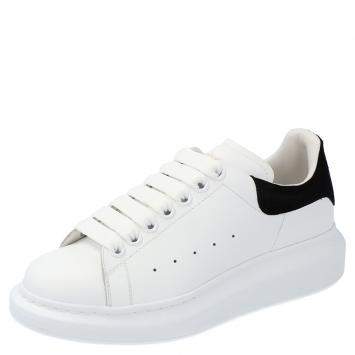 Pre Owned Alexander McQueen White Oversized Sneakers Size EU 39