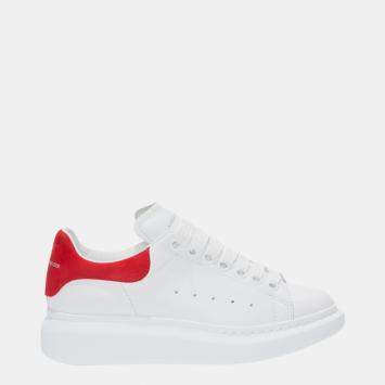 Pre Owned Alexander McQueen White Oversized Sneakers Size EU 39