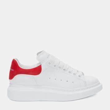 Pre Owned Alexander McQueen White Oversized Sneakers Size EU 36