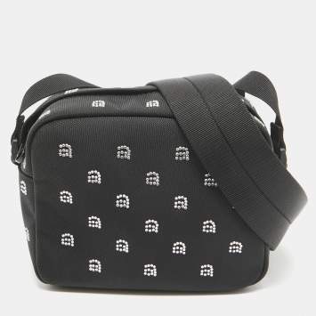 Pre Owned Alexander Wang Black Nylon Embellished Wangsport Camera Bag