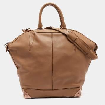 Pre Owned Alexander Wang Beige Leather Emile Satchel