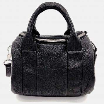 مملوكة مسبقًا Alexander Wang Black Leather Loki Duffel Bag