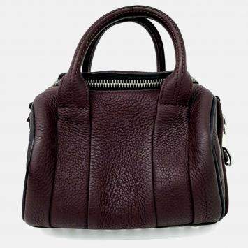 مملوكة مسبقًا Alexander Wang Burgundy Leather Mini Loki Duffel Bag
