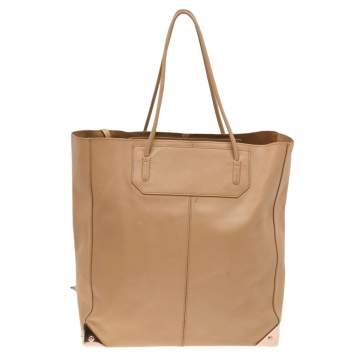 Pre Owned Alexander Wang Beige Leather Prisma Tote