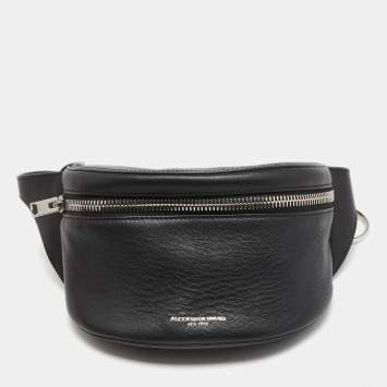 Pre Owned Alexander Wang Black Leather Attica Belt Bag
