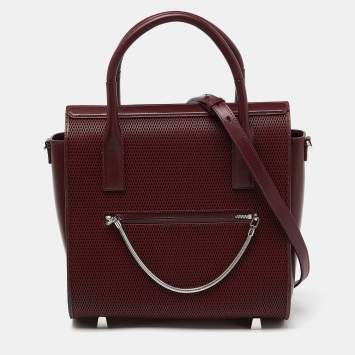 Pre Owned Alexander Wang Burgundy Leather Large Chastity Tote