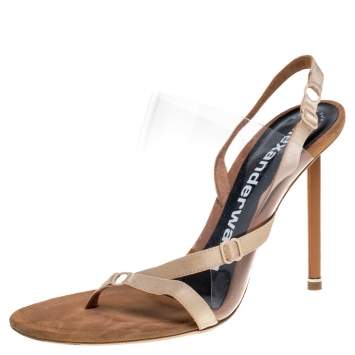 Pre Owned Alexander Wang PVC Kaia Sandals Size 40
