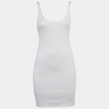 Pre Owned Alice + Olivia Off White Jersey James Mini Dress XS
