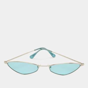 Pre Owned Andy Wolf Green Eliza Cat Eye Sunglasses