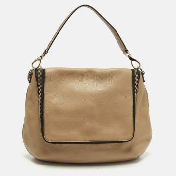 مملوكة مسبقًا Anya Hindmarch Maxi Zip Brown Leather Hobo