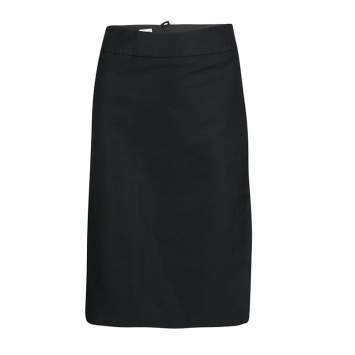 Pre Owned Armani Collezioni  Black Slit Detail Pencil Skirt M