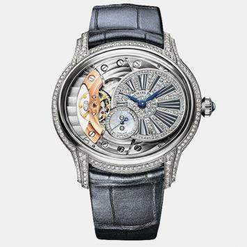 Pre Owned Audemars Piguet Millenary 77248BC.ZZ.A111CR.01 Manual Winding Diamond 18k White Gold Women's Wristwatch 39.5 mm