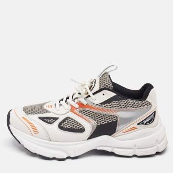 Axel Arigato Multicolor Leather and Mesh Marathon Runner Sneakers Size 38