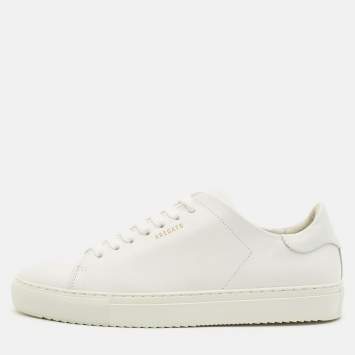 Axel Arigato White Leather Lace Up Sneakers Size 38