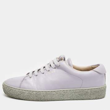 Axel Arigato Purple Leather Lace Up Sneakers Size 39