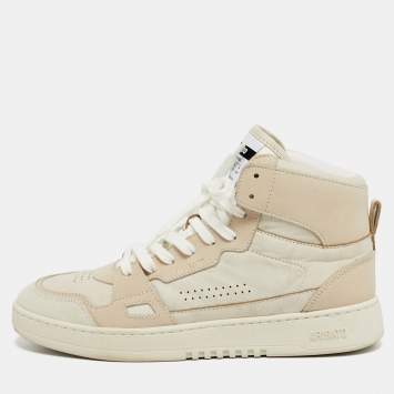 مملوكة مسبقًا Axel Arigato Beige Nubuck and Leather Dice Sneakers Size 40