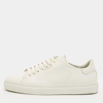 مملوكة مسبقًا حذاء رياضي أكسل أريجاتو جلد أبيض بأربطة مقاس 38