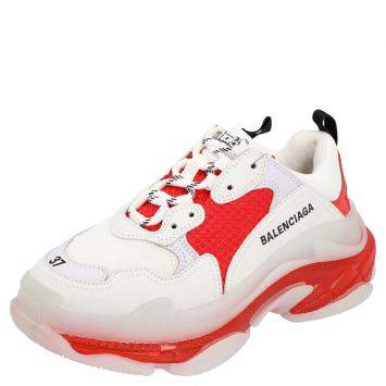 Pre Owned Balenciaga Triple S Clear Sole Size 39