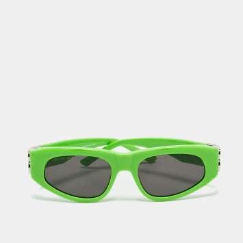 Balenciaga Green/Black BB0095S Dynasty D Frame Sunglasses