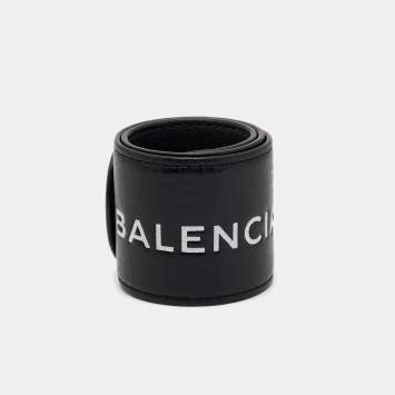 مملوكة مسبقًا سوار بالنسياغا جلد أسود سايكل