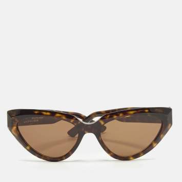 مملوكة مسبقًا Balenciaga Tortoise Brown BB0270S Cat Eye Sunglasses