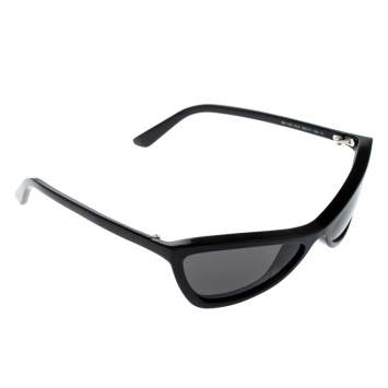 Pre Owned Balenciaga Black BA123 Extreme Cat Eye Sunglasses