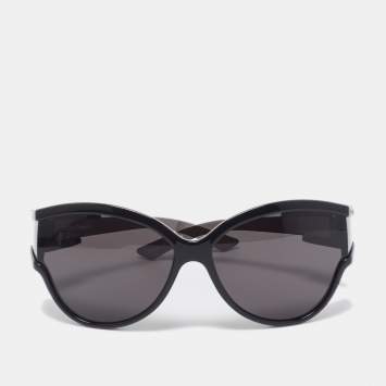 Pre Owned Balenciaga Black BB0038S Cat Eye Sunglasses