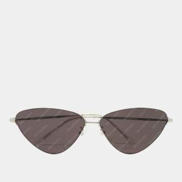Pre Owned Balenciaga Silver BB0015s Cat Eye Sunglasses