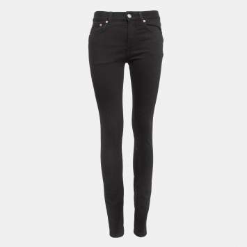 Pre Owned Balenciaga Black Denim Skinny Jeans S Waist 25"