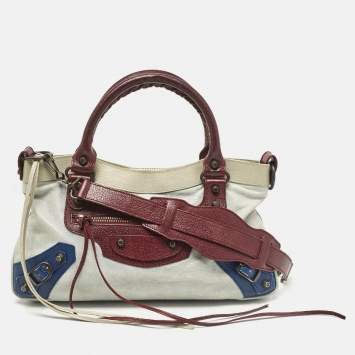 Pre Owned Balenciaga Multicolor Leather Classic First RH Bag
