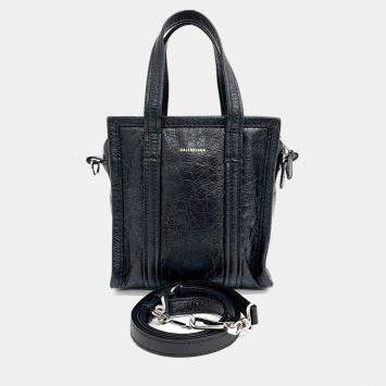 مملوكة مسبقًا Balenciaga Black Leather Bazaar XXS bag