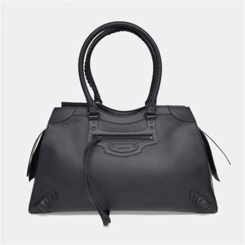 Balenciaga Black Leather Neo Classic City Bag L